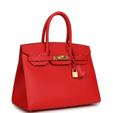 Hermes Birkin Sellier 30 Rouge de Coeur Madame Gold Hardware