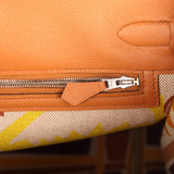 Pre-owned Hermes Birkin 35 "Sea Surf and Fun" Toffee Novillo Palladium Hardware - Thumbnail View 9