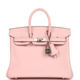 Hermes Birkin 25 Rose Sakura Swift Palladium Hardware - Thumbnail View 1