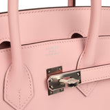 Hermes Birkin 25 Rose Sakura Swift Palladium Hardware - Thumbnail View 7