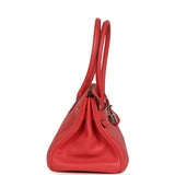 Vintage Hermes Shoulder Birkin 42 JPG Bougainvillea Clemence Palladium Hardware - Thumbnail View 3