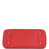 Vintage Hermes Shoulder Birkin 42 JPG Bougainvillea Clemence Palladium Hardware - Thumbnail View 6