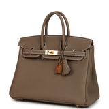 Hermes Birkin 25 Etoupe Togo Gold Hardware - Thumbnail View 5