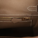 Hermes Birkin 25 Etoupe Togo Gold Hardware - Thumbnail View 9