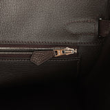 Hermes Birkin 30 Ebene Barenia Faubourg Palladium Hardware - Thumbnail View 9