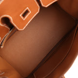 Hermes Birkin 25 Fauve Barenia Faubourg Palladium Hardware