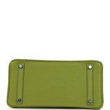 Vintage Hermes Birkin 30 Vert Anis Togo Palladium Hardware - Thumbnail View 6