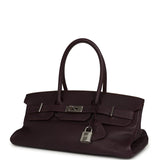 Vintage Hermes Shoulder Birkin 42 JPG Raisin Togo Palladium Hardware - Thumbnail View 5