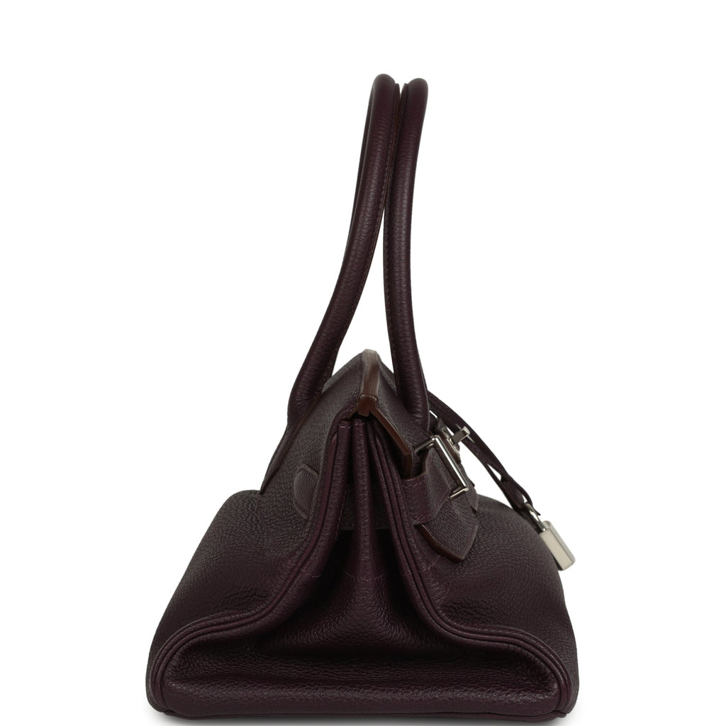 Vintage Hermes Shoulder Birkin 42 JPG Raisin Togo Palladium Hardware