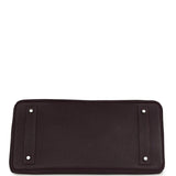 Vintage Hermes Shoulder Birkin 42 JPG Raisin Togo Palladium Hardware - Thumbnail View 6