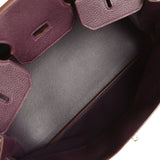 Vintage Hermes Shoulder Birkin 42 JPG Raisin Togo Palladium Hardware - Thumbnail View 8