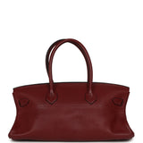 Vintage Hermes Shoulder Birkin 42 JPG Rouge H Clemence Palladium Hardware - Thumbnail View 4