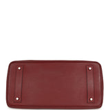 Vintage Hermes Shoulder Birkin 42 JPG Rouge H Clemence Palladium Hardware - Thumbnail View 6