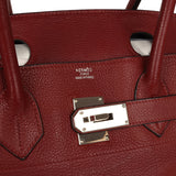 Vintage Hermes Shoulder Birkin 42 JPG Rouge H Clemence Palladium Hardware - Thumbnail View 7