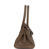 Hermes Shoulder Birkin Light 29 Etoupe Evercolor Palladium Hardware - Thumbnail View 3