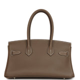 Hermes Shoulder Birkin Light 29 Etoupe Evercolor Palladium Hardware - Thumbnail View 5