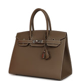 Hermes Birkin Sellier 30 Etoupe Epsom Palladium Hardware - Thumbnail View 5