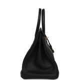 Vintage Hermes Birkin 35 Black Togo Gold Hardware