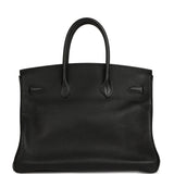 Vintage Hermes Birkin 35 Black Togo Gold Hardware