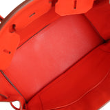 Pre-owned Hermes Birkin 35 Capucine Togo Gold Hardware - Thumbnail View 8