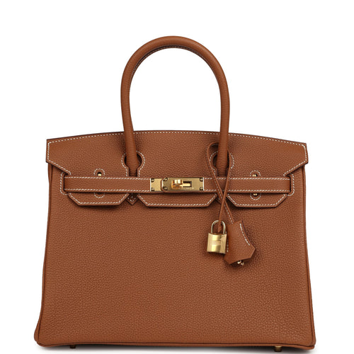 Hermes Birkin 30 Gold Togo Gold Hardware