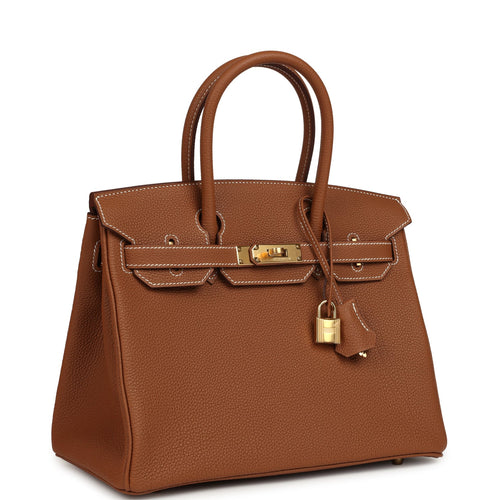 Hermes Birkin 30 Gold Togo Gold Hardware