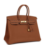 Hermes Birkin 35 Gold Togo Gold Hardware - Thumbnail View 2
