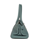 Vintage Hermes Shoulder Birkin 42 JPG Ciel Clemence Palladium Hardware