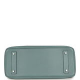 Vintage Hermes Shoulder Birkin 42 JPG Ciel Clemence Palladium Hardware