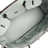 Vintage Hermes Shoulder Birkin 42 JPG Ciel Clemence Palladium Hardware