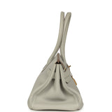 Vintage Hermes Shoulder Birkin 42 JPG Gris Perle Togo Gold Hardware - Thumbnail View 3