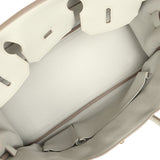 Vintage Hermes Shoulder Birkin 42 JPG Gris Perle Togo Gold Hardware - Thumbnail View 8