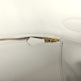 Vintage Hermes Shoulder Birkin 42 JPG Gris Perle Togo Gold Hardware - Thumbnail View 9