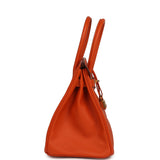 Hermes Birkin 30 Feu Epsom Gold Hardware