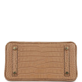 Hermes Birkin 25 Chai Matte Alligator Gold Hardware