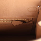 Hermes Birkin 25 Chai Matte Alligator Gold Hardware