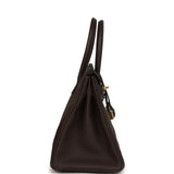 Hermes Birkin 30 Ebene Togo Gold Hardware