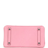 Hermes Birkin 25 Bubblegum Ostrich Palladium Hardware