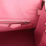 Hermes Birkin 25 Bubblegum Ostrich Palladium Hardware