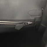 Hermes Birkin 30 Ecru-Black Toile H Canvas and Black Swift Palladium Hardware