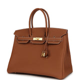 Hermes Birkin 35 Gold Togo Gold Hardware - Thumbnail View 5
