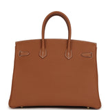 Hermes Birkin 35 Gold Togo Gold Hardware - Thumbnail View 4