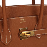 Hermes Birkin 35 Gold Togo Gold Hardware - Thumbnail View 7