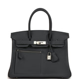 Hermes Colormatic Birkin 30 Ardoise Swift Palladium Hardware