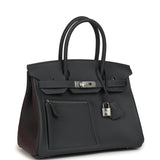 Hermes Colormatic Birkin 30 Ardoise Swift Palladium Hardware