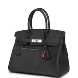 Hermes Colormatic Birkin 30 Ardoise Swift Palladium Hardware