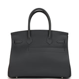 Hermes Colormatic Birkin 30 Ardoise Swift Palladium Hardware