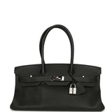 Vintage Hermes Shoulder Birkin 42 JPG Vert Fonce Togo Palladium Hardware