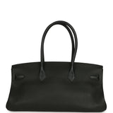 Vintage Hermes Shoulder Birkin 42 JPG Vert Fonce Togo Palladium Hardware