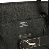 Vintage Hermes Shoulder Birkin 42 JPG Vert Fonce Togo Palladium Hardware